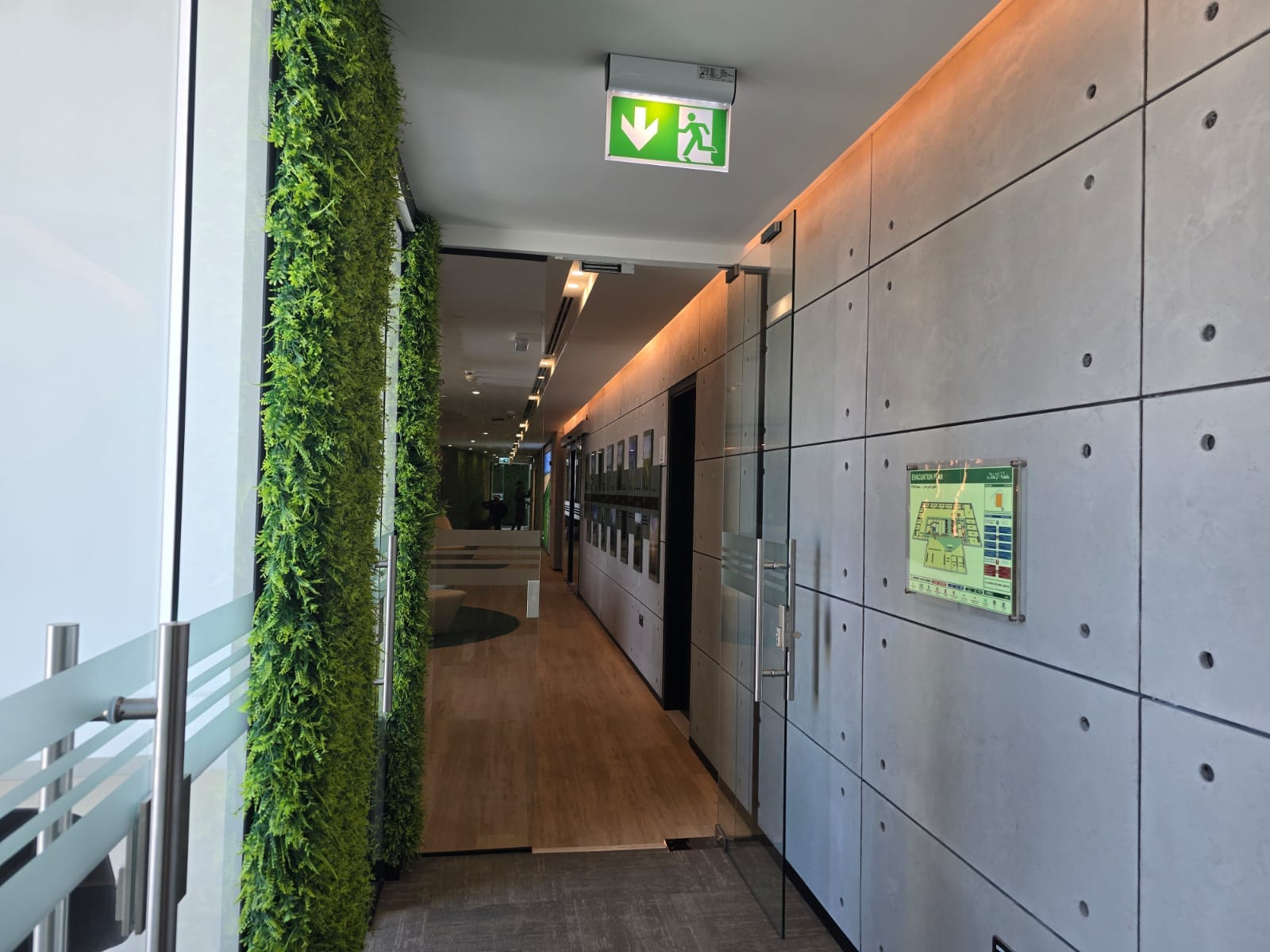 3D evacuation plan installation in a Dubai building